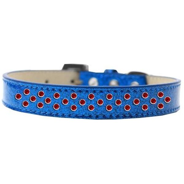 Unconditional Love Sprinkles Ice Cream Red Crystals Dog CollarBlue Size 12 UN812368